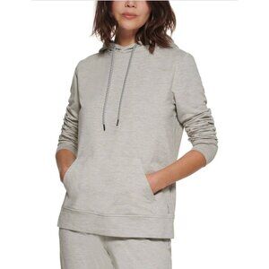 Bass Outdoor Womens Size M Lodge Hoodie Drizzle Gray BFlex UPF 50 NEW